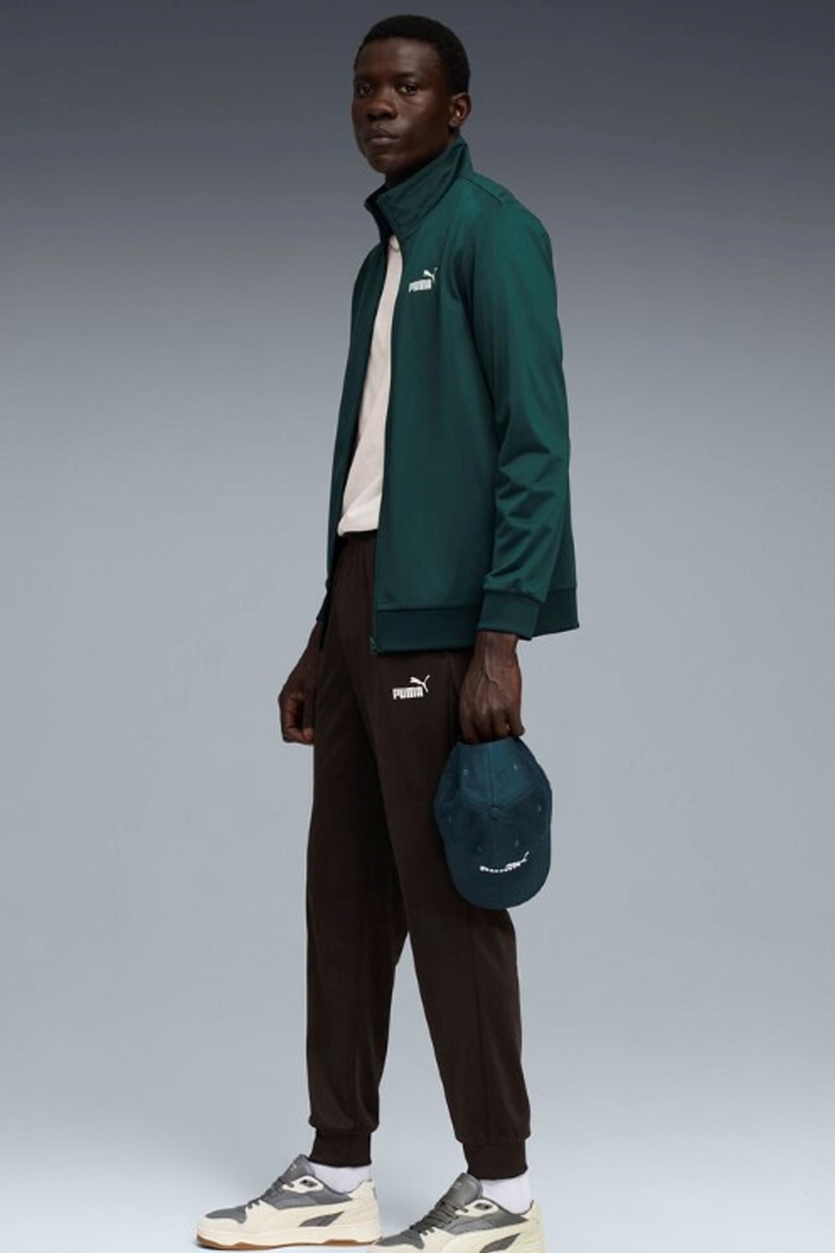 Puma Ess Poly Suit Erkek Eşofman Takımı 68484775 Yeşil