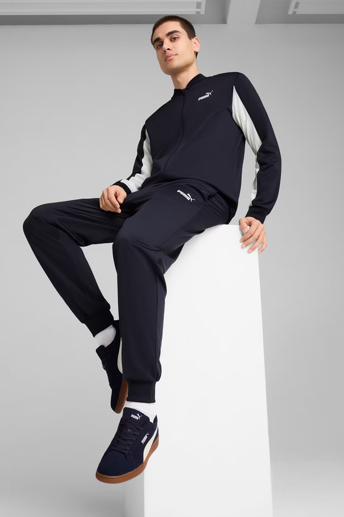 Puma Poly Baseball Suit Erkek Eşofman Takımı Lacivert