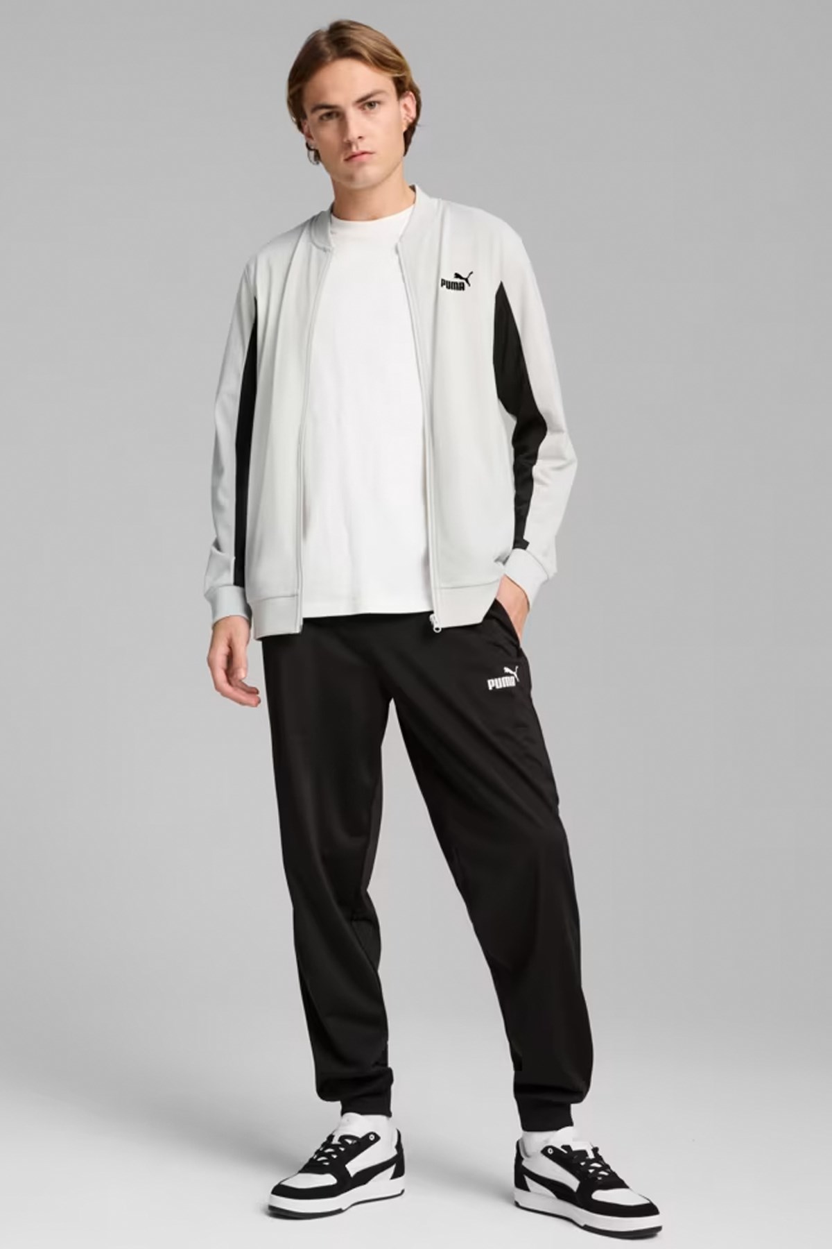 Puma Poly Baseball Erkek Eşofman Takımı 68485161 Gri