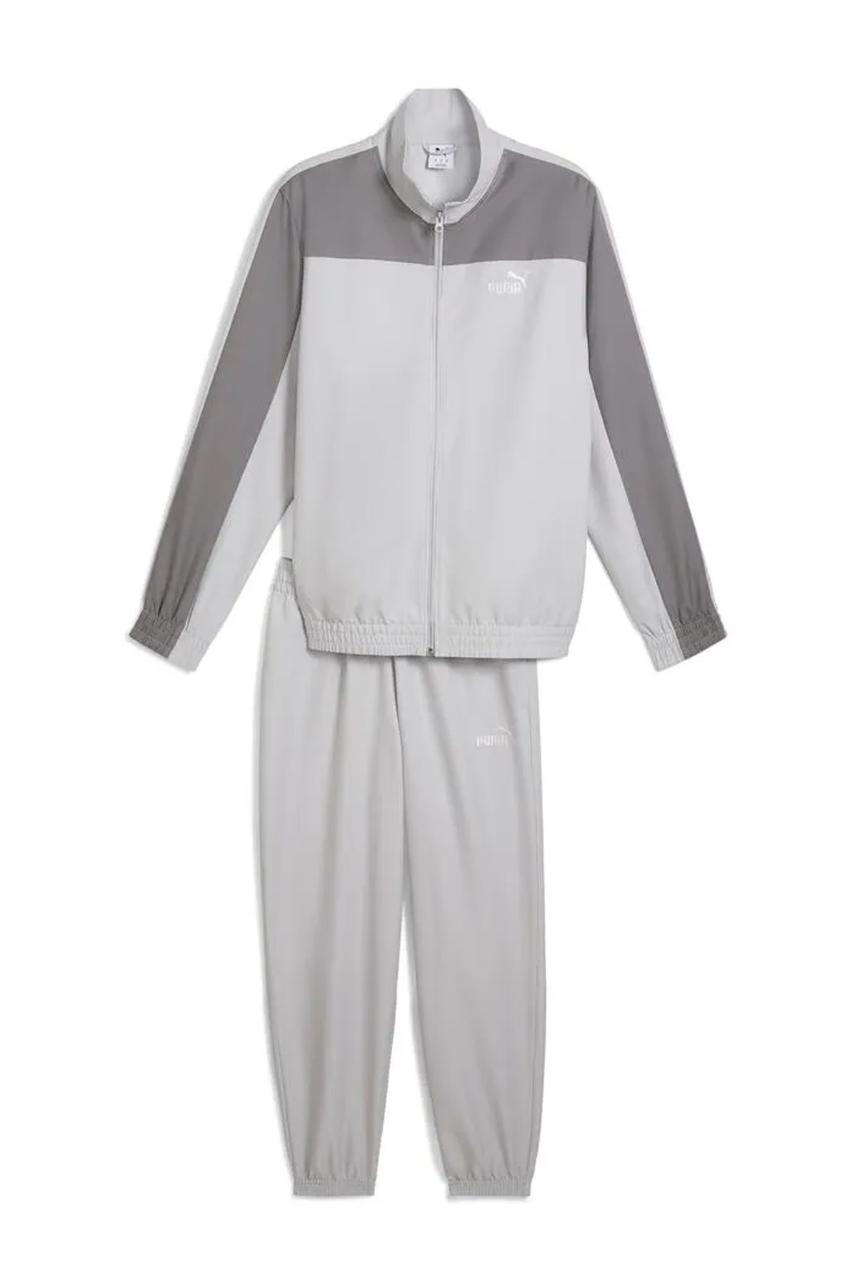 Puma Woven Colorblock Erkek Eşofman Takımı 68485661 Gri
