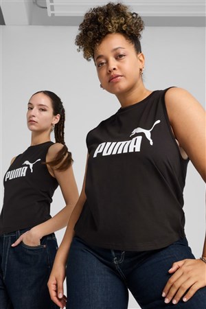 Puma Ess No. 1 Logo Slim Tank Kadın Atlet 68496801 Siyah