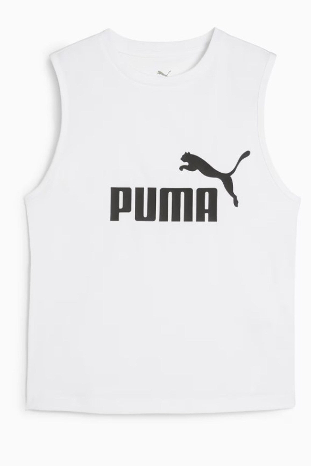 Puma Ess No. 1 Logo Slim Tank Kadın Atlet 68496802 Beyaz