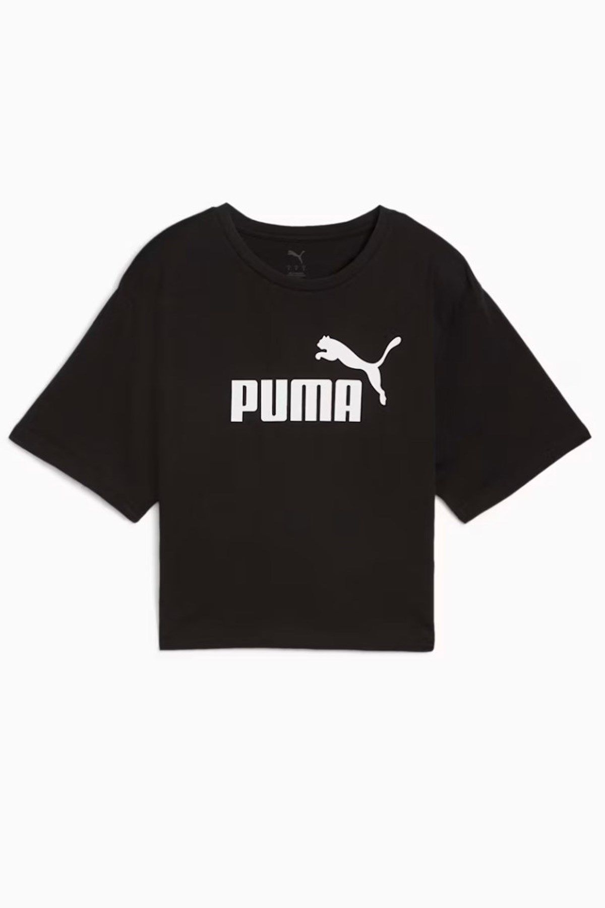 Puma Ess Cropped Kadın Tişört 68497201 Siyah