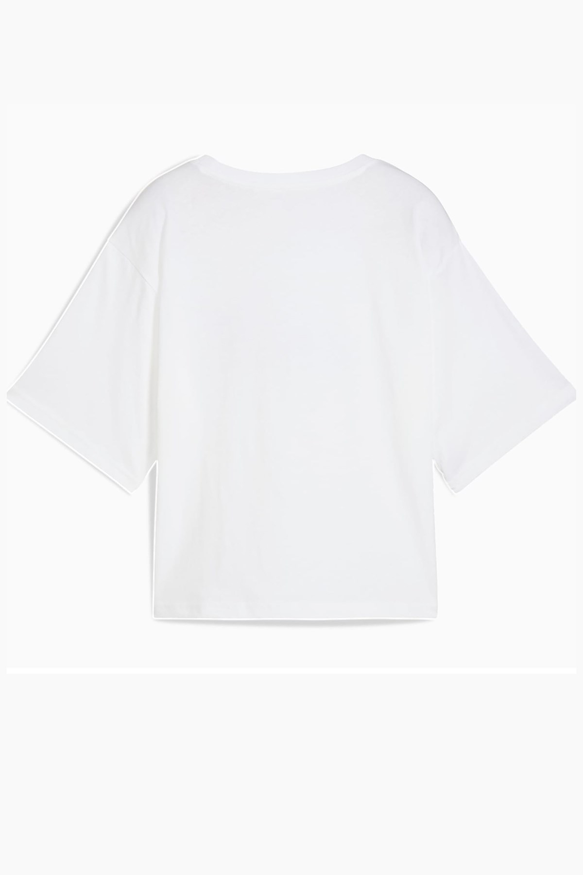 Puma Ess Cropped Kadın Tişört 68497202 Beyaz