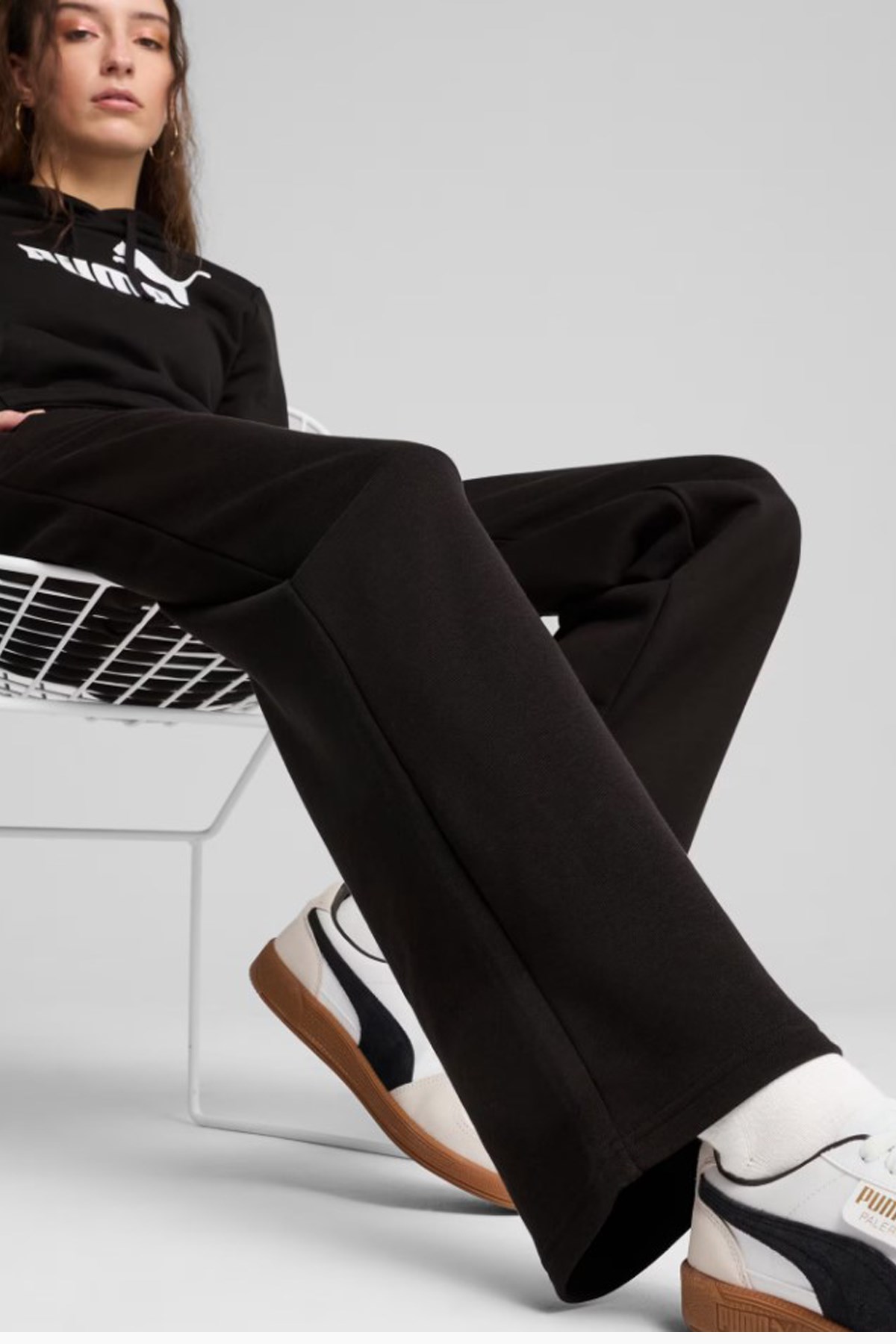 Puma Ess No. 1 Logo Kadın Eşofman Altı 68497901 Siyah
