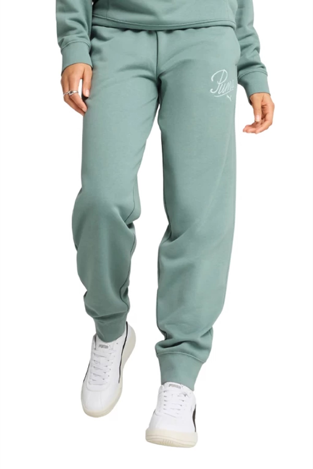 Puma Script Comfort Kadın Eşofman Altı 68498530 Yeşil