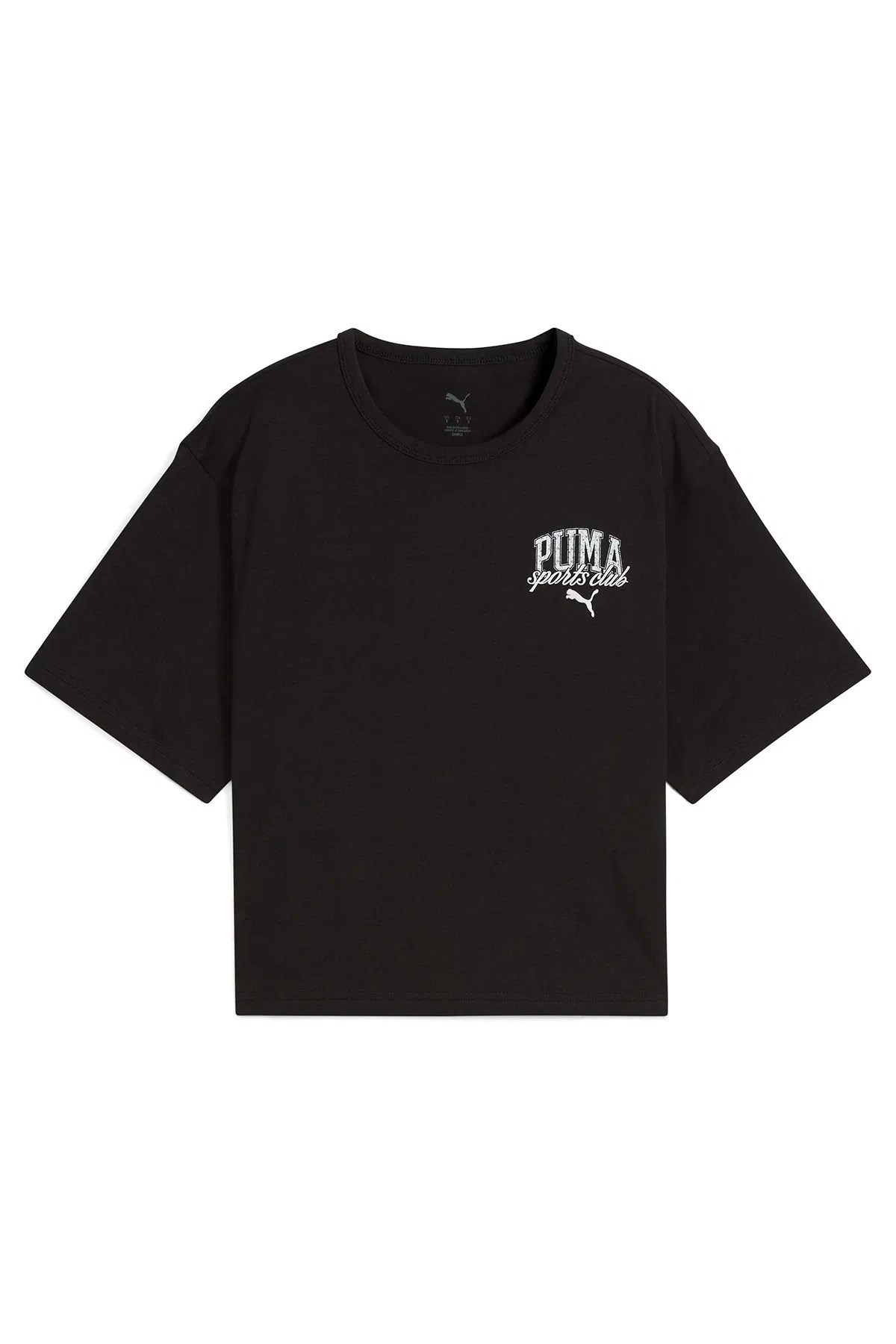 Puma Class Relaxed Crop Kadın Tişört 68503001 Siyah