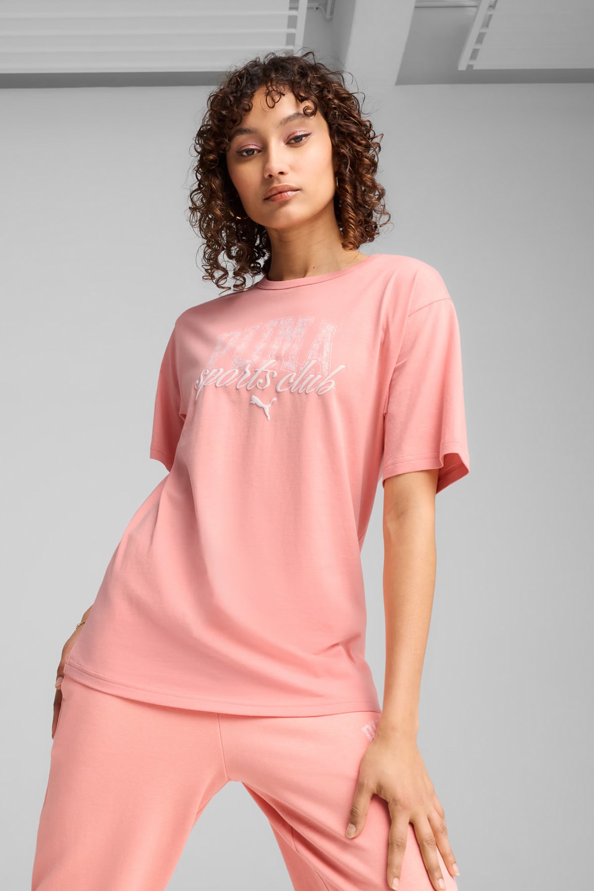 Puma Class Relaxed Kadın Tişört 68503118 Pembe