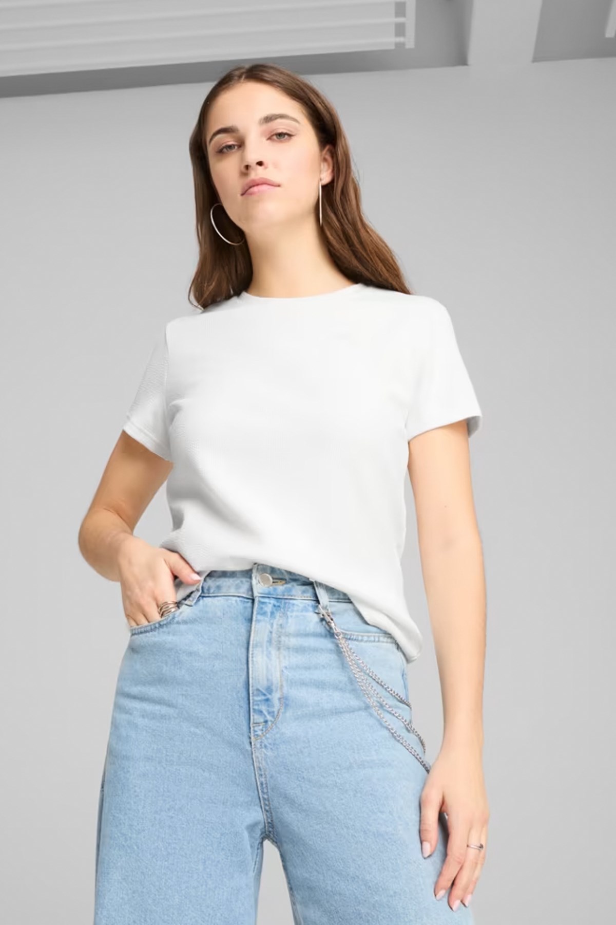 Puma Her Kadın Tişört 68505302 Beyaz