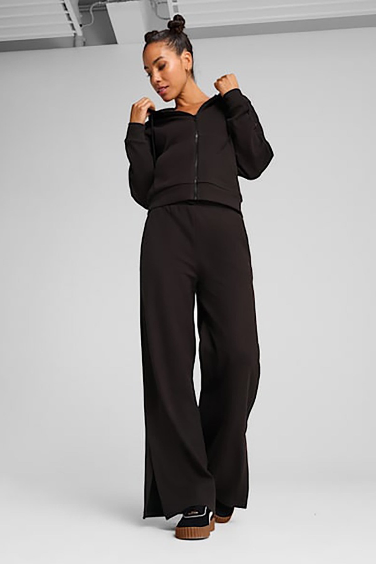 Puma Her High-Waist Straight Kadın Eşofman Altı 68506101 Siyah