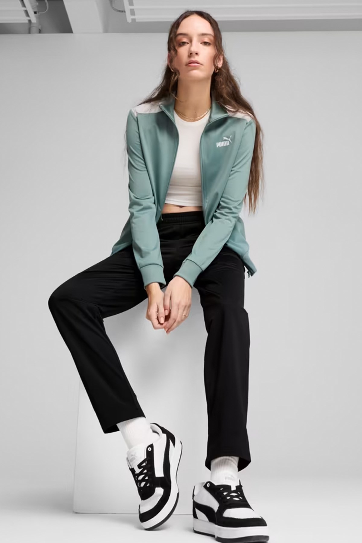 Puma Poly Kadın Eşofman Takımı 68507530 Yeşil