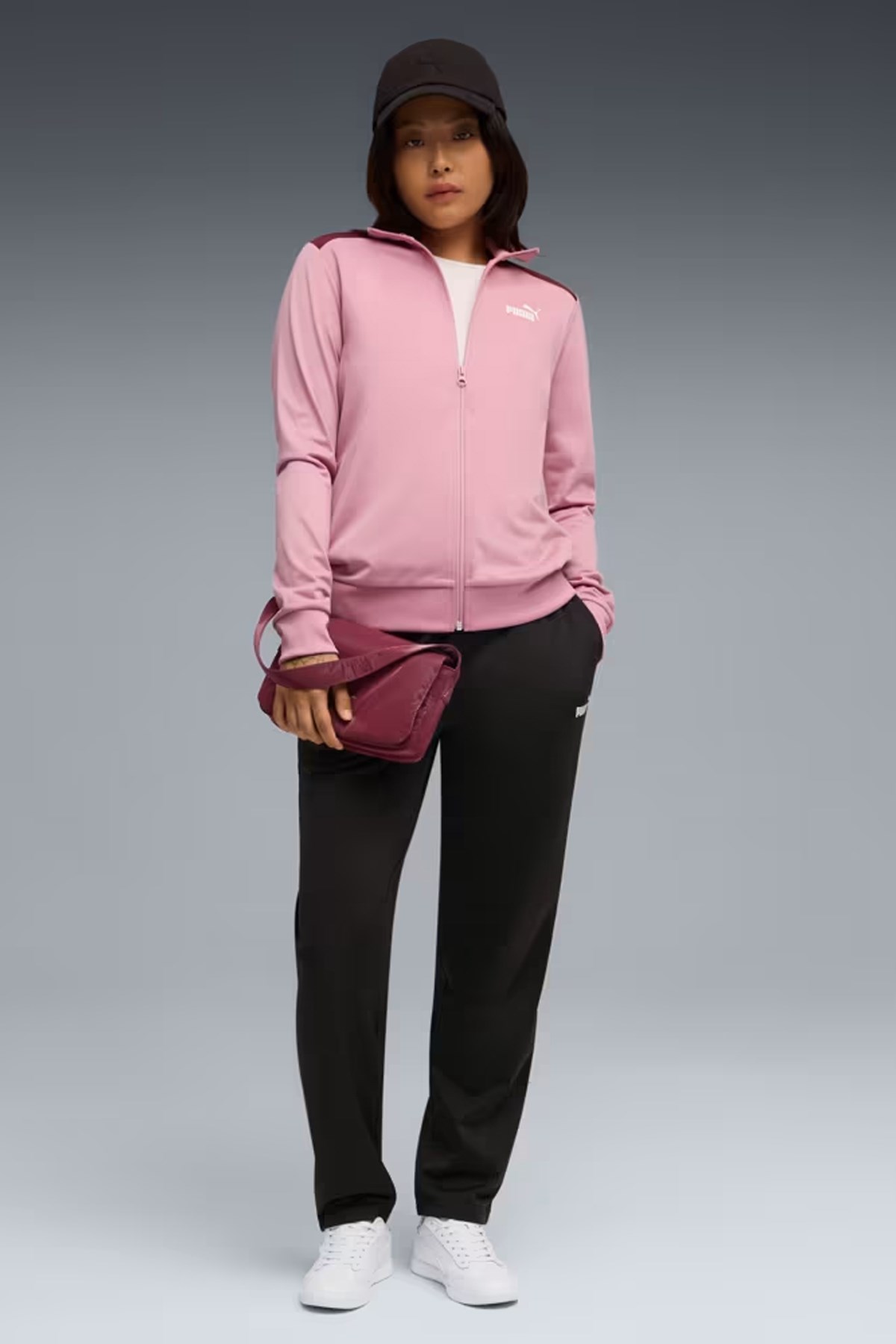 Puma Poly Suit Kadın Eşofman Takımı Pembe