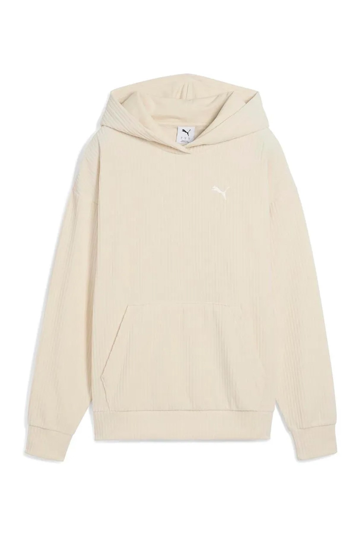 Puma Ess Elevated Velour Kadın Sweatshirt Bej