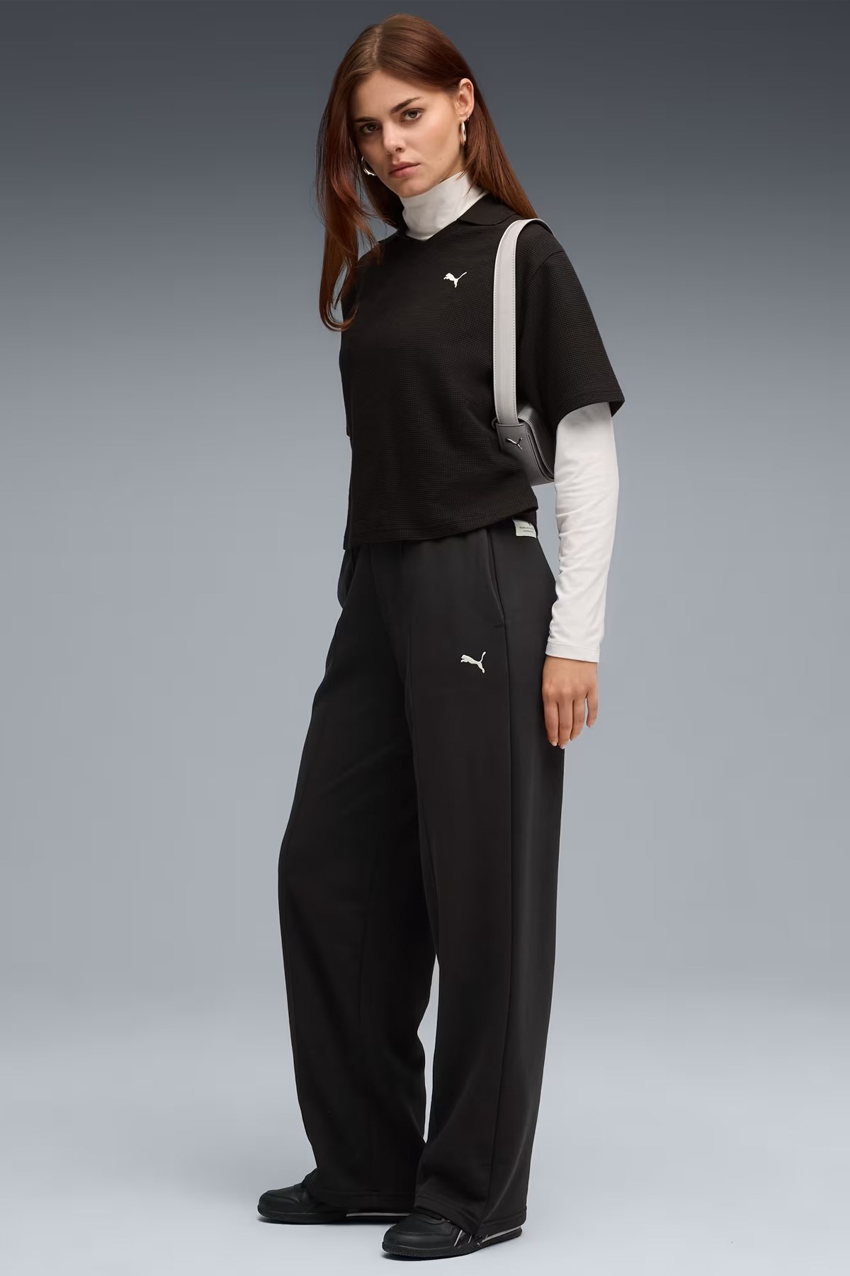 Puma Class High-Waist Kadın Eşofman Altı Siyah