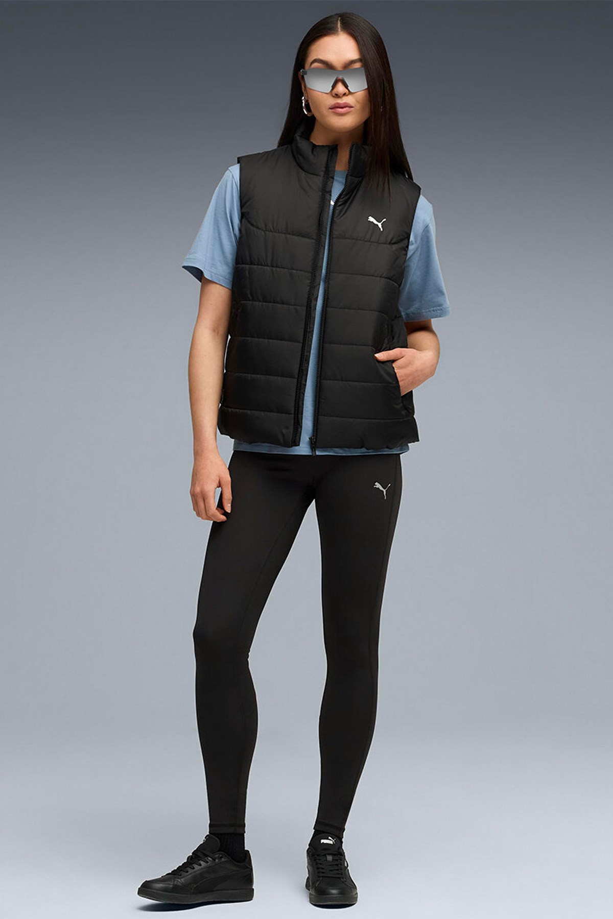 Puma Evostripe High-Waist Kadın Tayt Siyah
