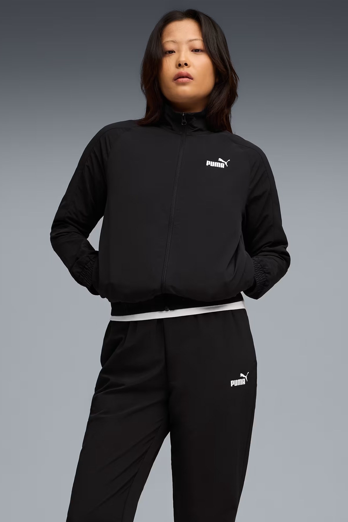 Puma Woven Kadın Eşofman Takımı Siyah