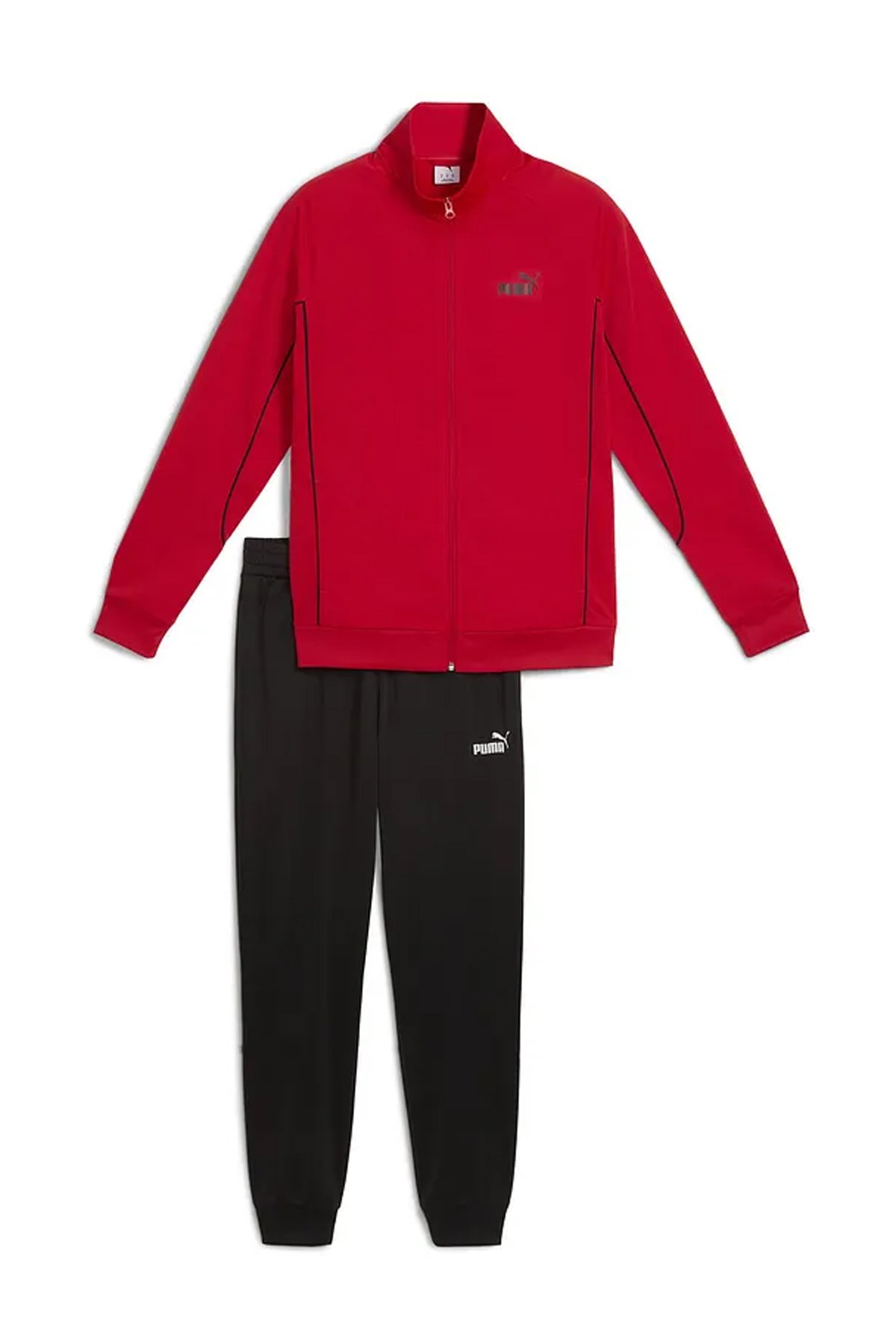 Puma Poly Piping Suit Erkek Eşofman Takımı Kırmızı