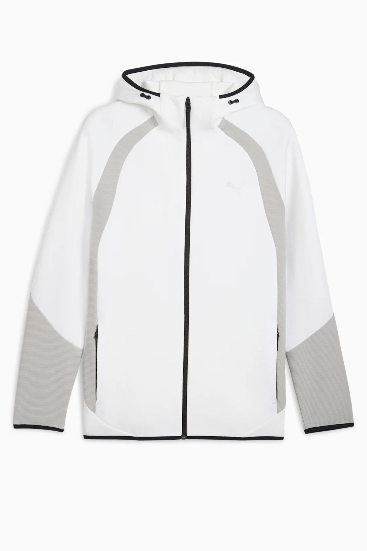 Puma Evostripe Erkek Sweatshirt Beyaz