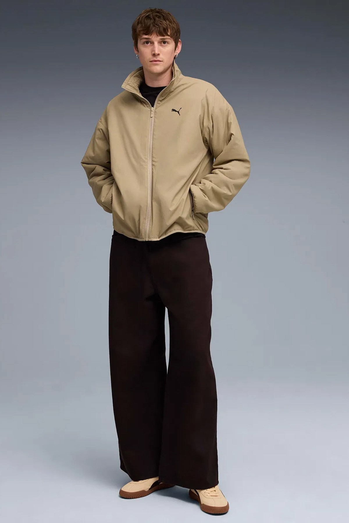 Puma Reversible Sherpa Erkek Mont Kahverengi