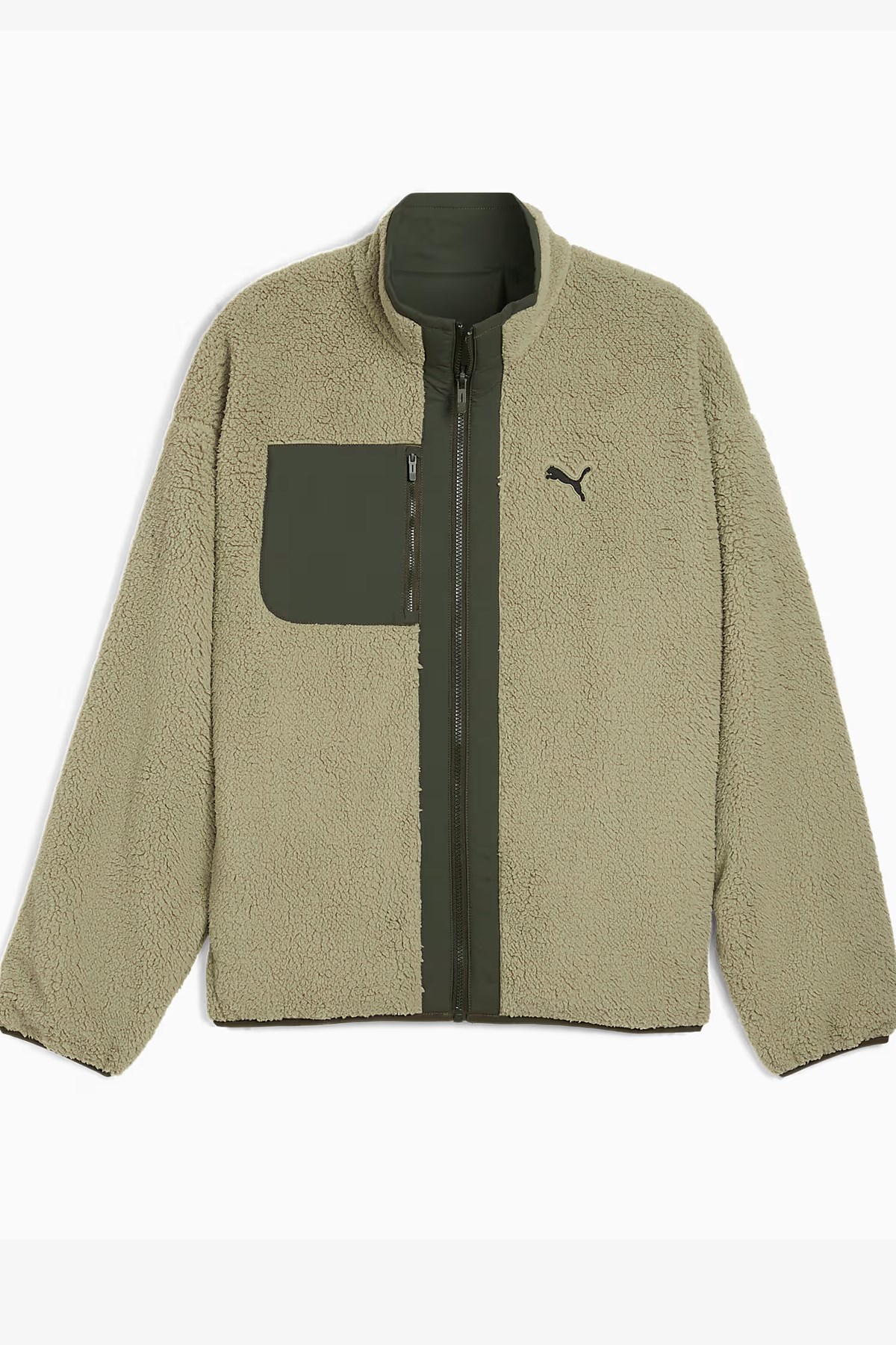 Puma Reversible Sherpa Erkek Mont Yeşil