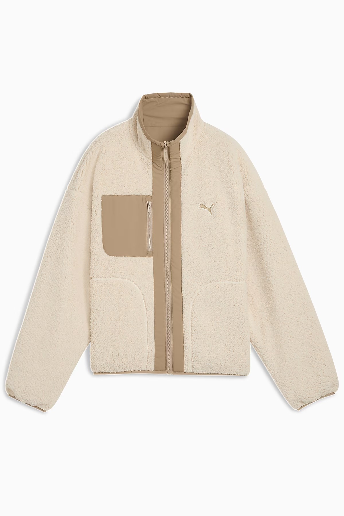 Puma Reversible Sherpa Kadın Ceket Bej