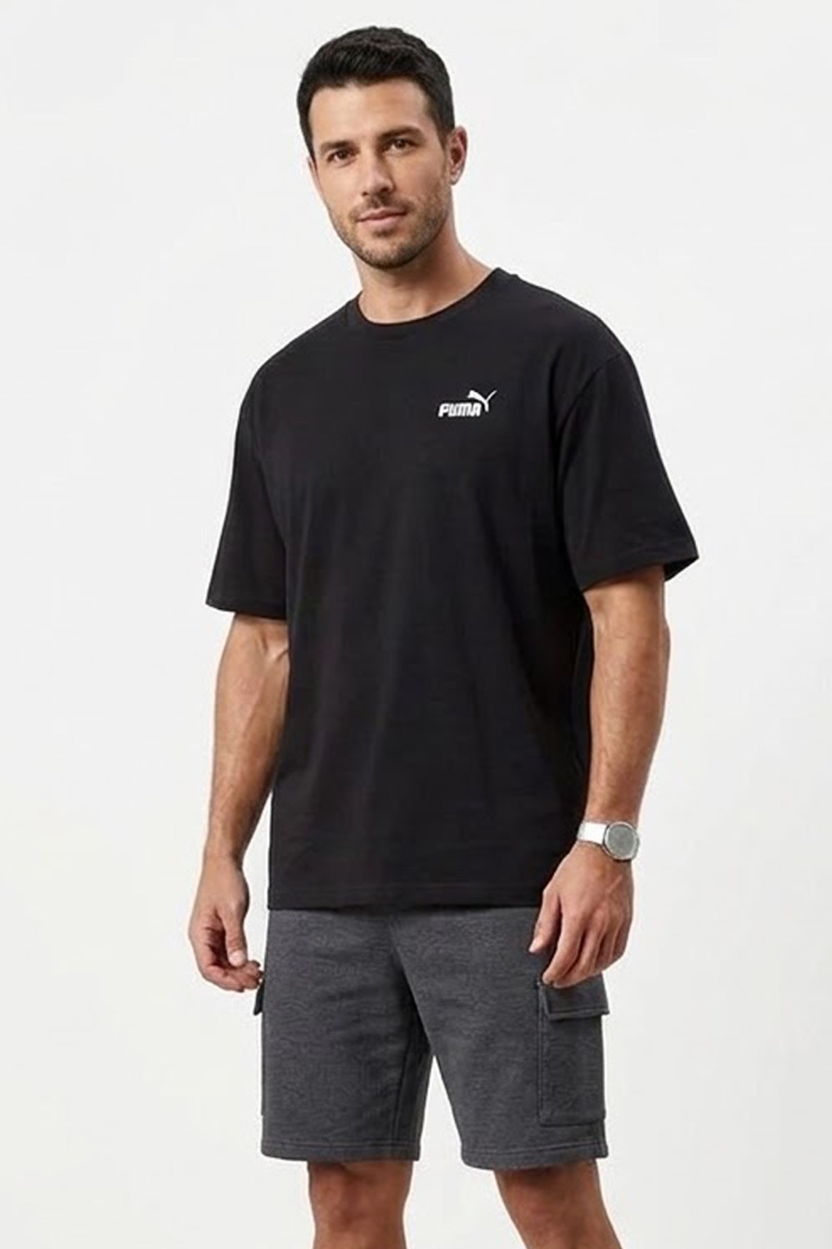 Puma Ess Relaxed Erkek Tişört 68915301 Siyah