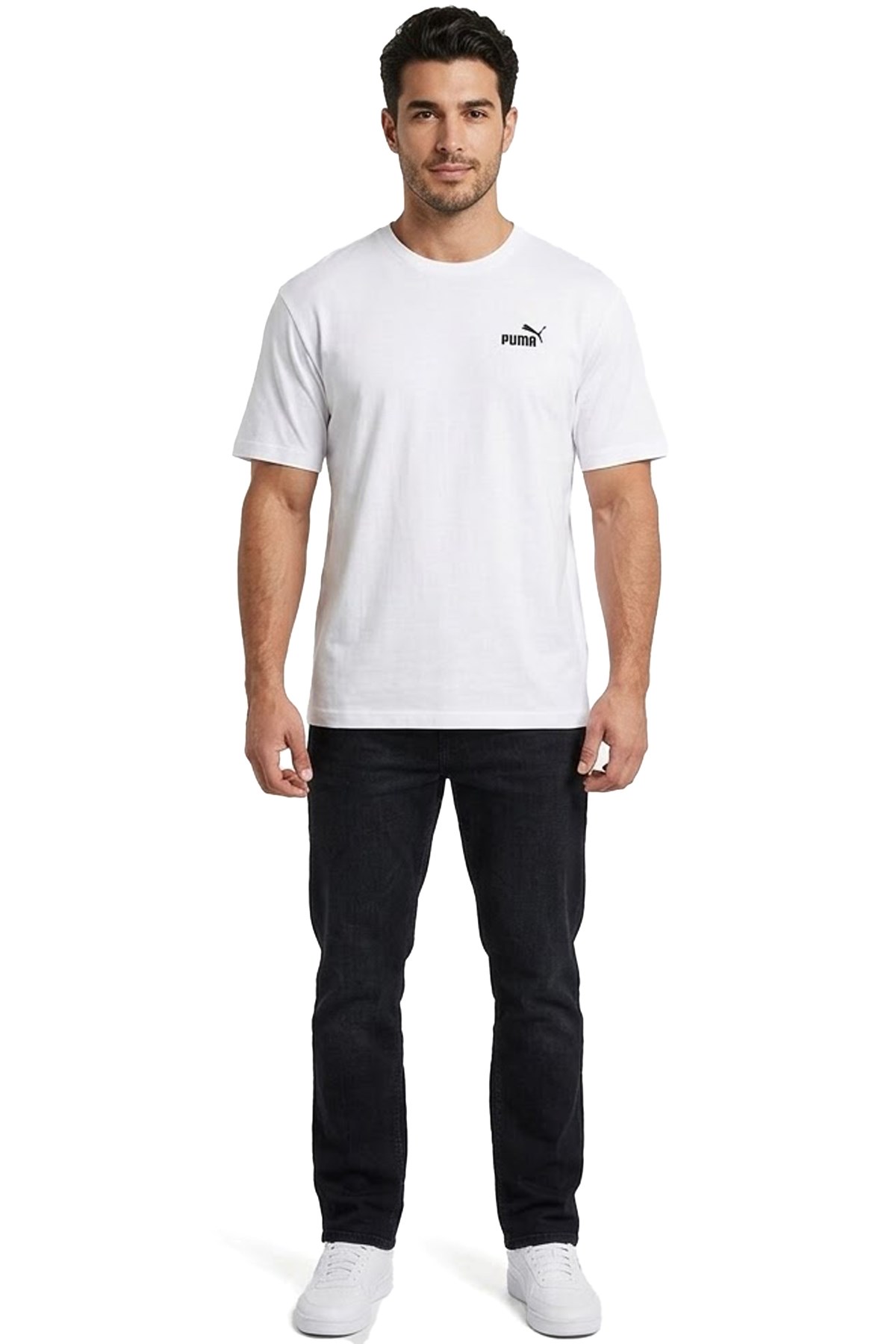 Puma Ess Relaxed Erkek Tişört 68915302 Beyaz