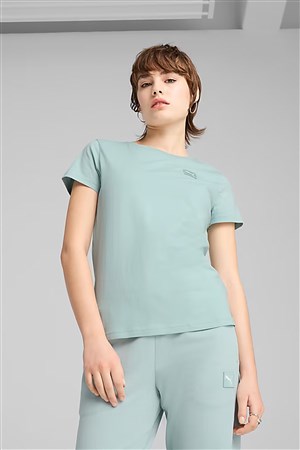 Puma Ess Elevated Kadın Tişört 69089467 Yeşil