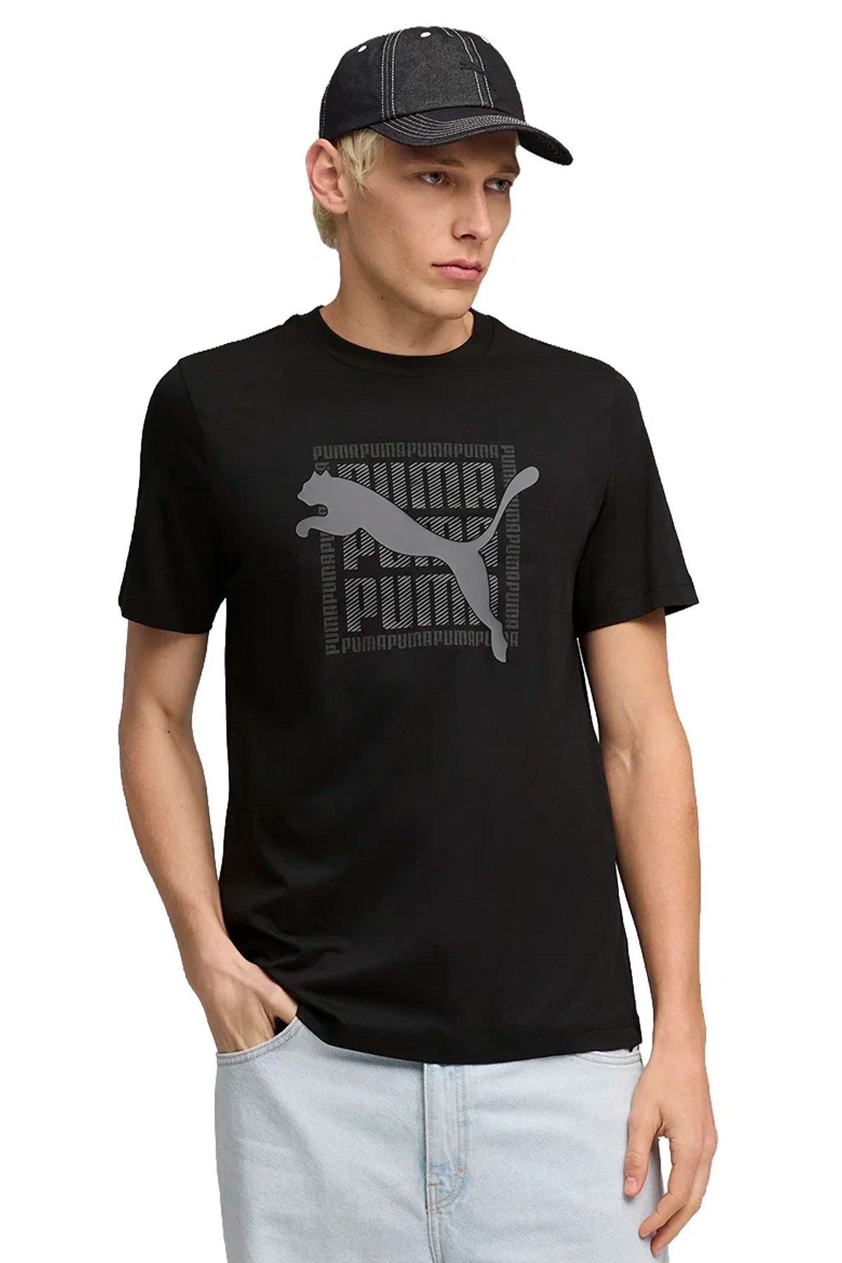 Puma Graphic Erkek Tişört 69177501 Siyah