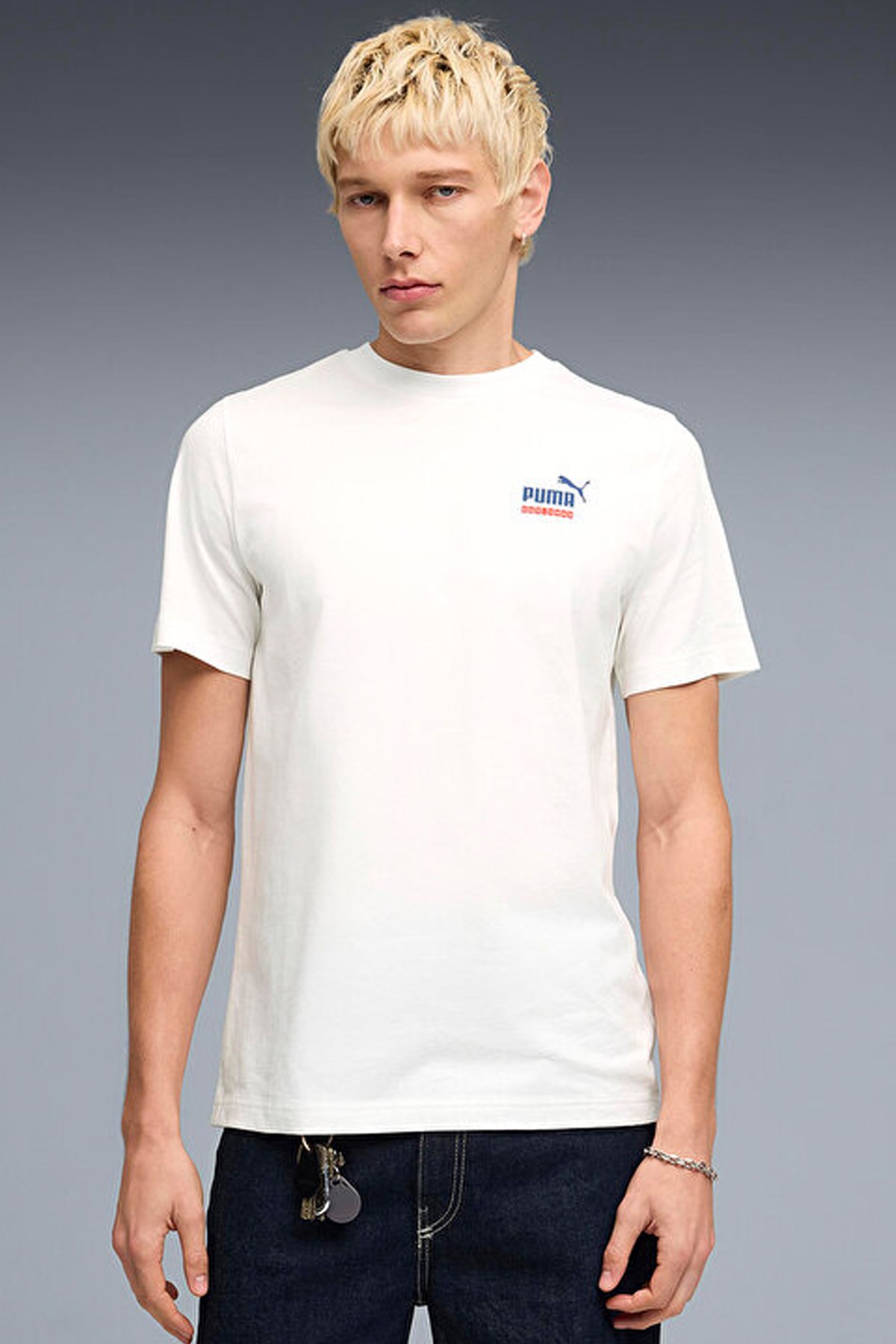Puma Graphic Erkek Tişört 69178002 Beyaz