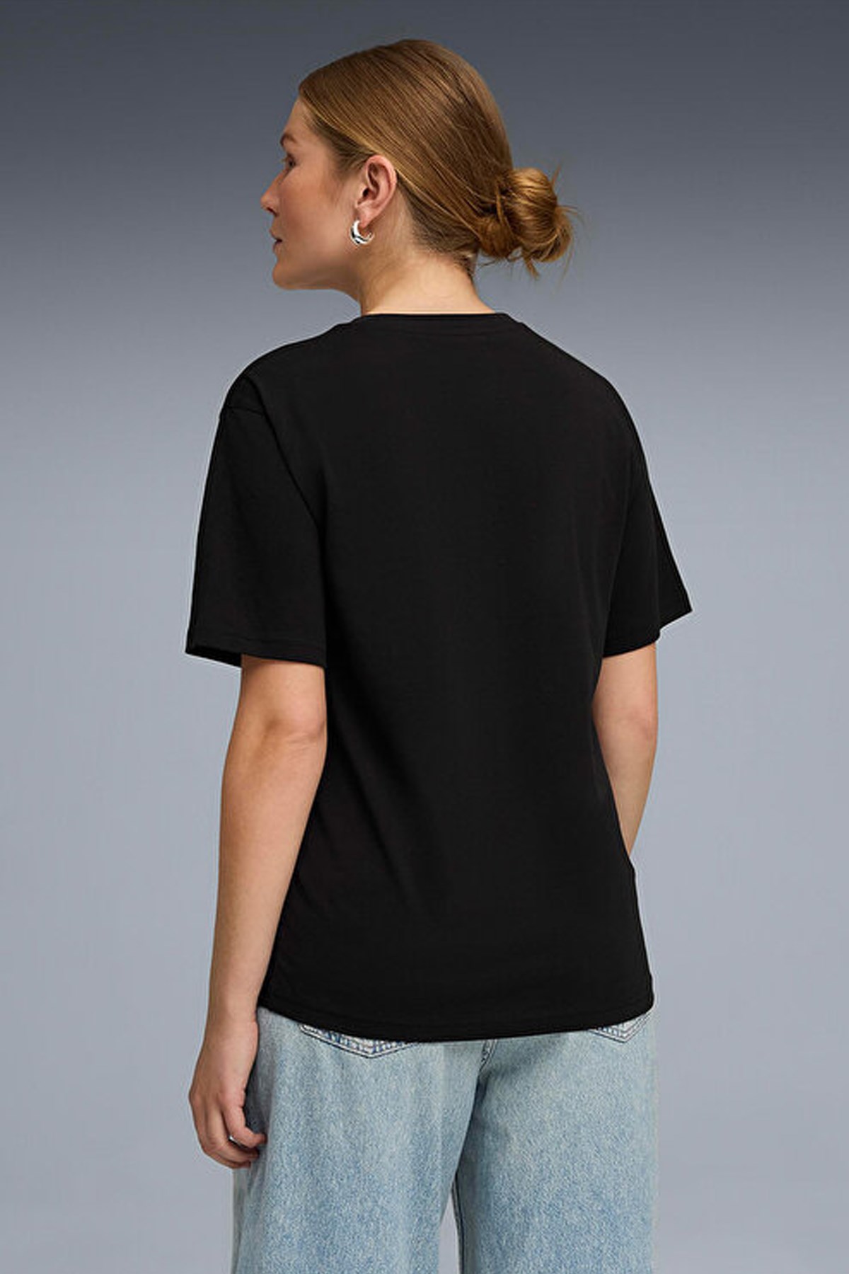 Puma Ess Graphic Animal Kadın Tişört 69182101 Siyah
