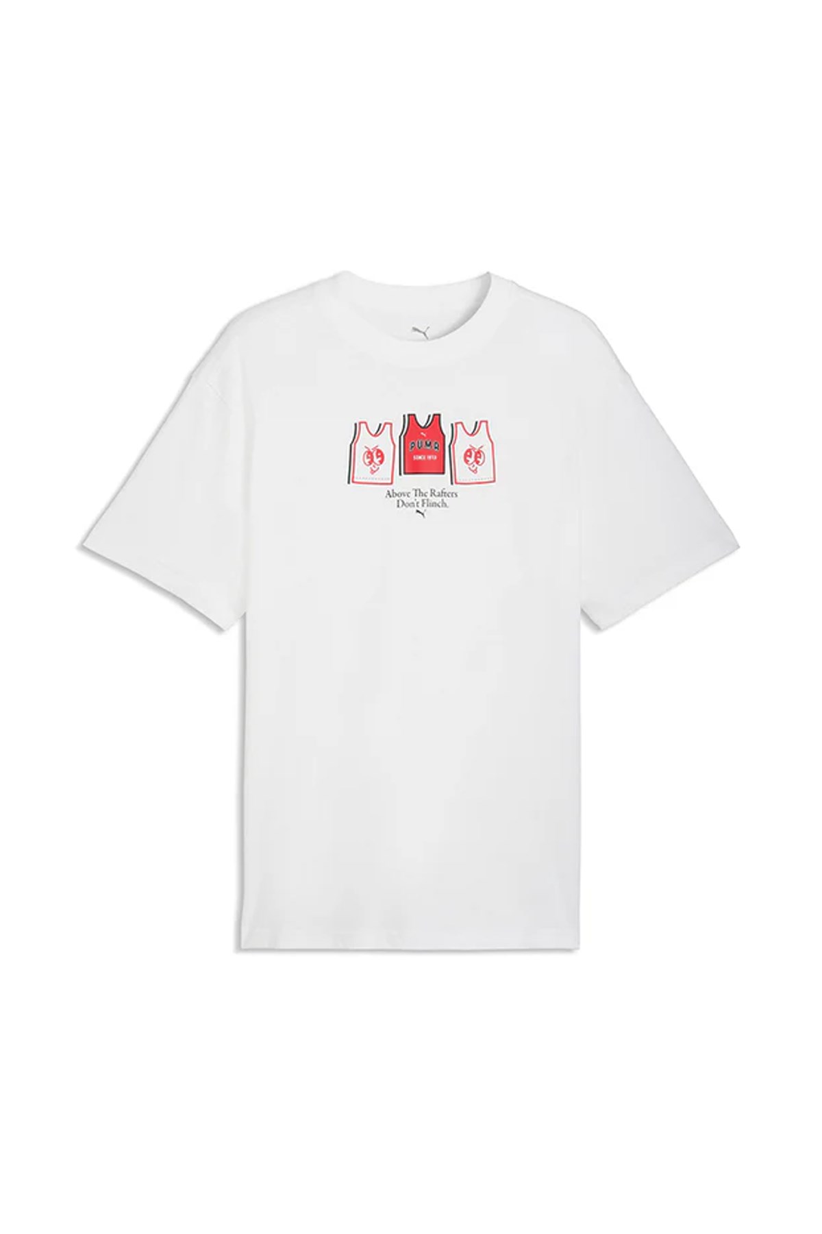 Puma Junior Varsity Erkek Tişört 69230901 Beyaz