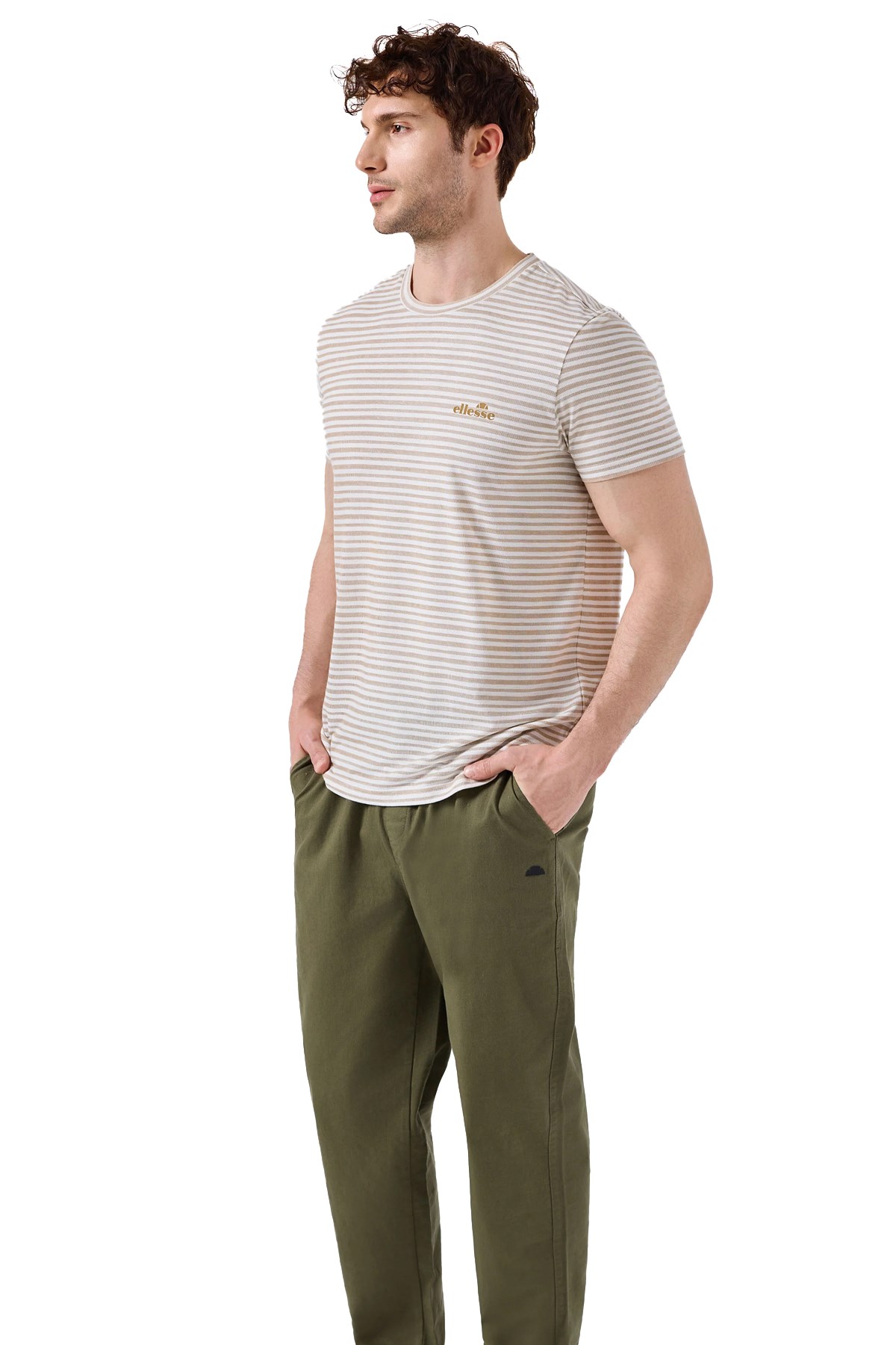Ellesse Erkek Tişört 6SM5021-BG Bej