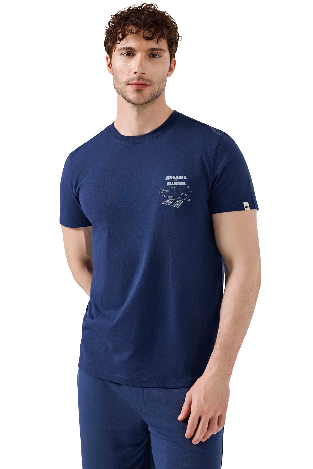 Ellesse Erkek Tişört 6SM5065-NV Lacivert