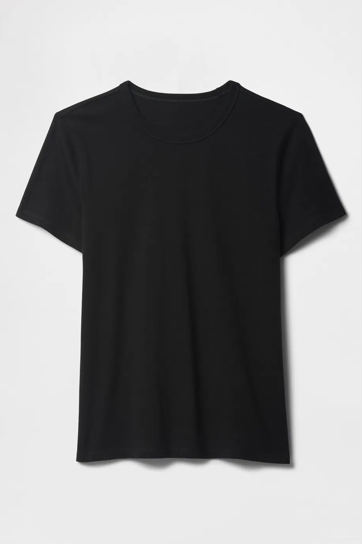 Gap V-SS Fav Crew Solid Kadın Tişört Siyah