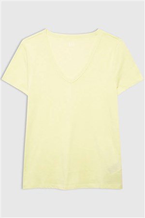 Gap V-SS Fav V Solid Kadın Tişört