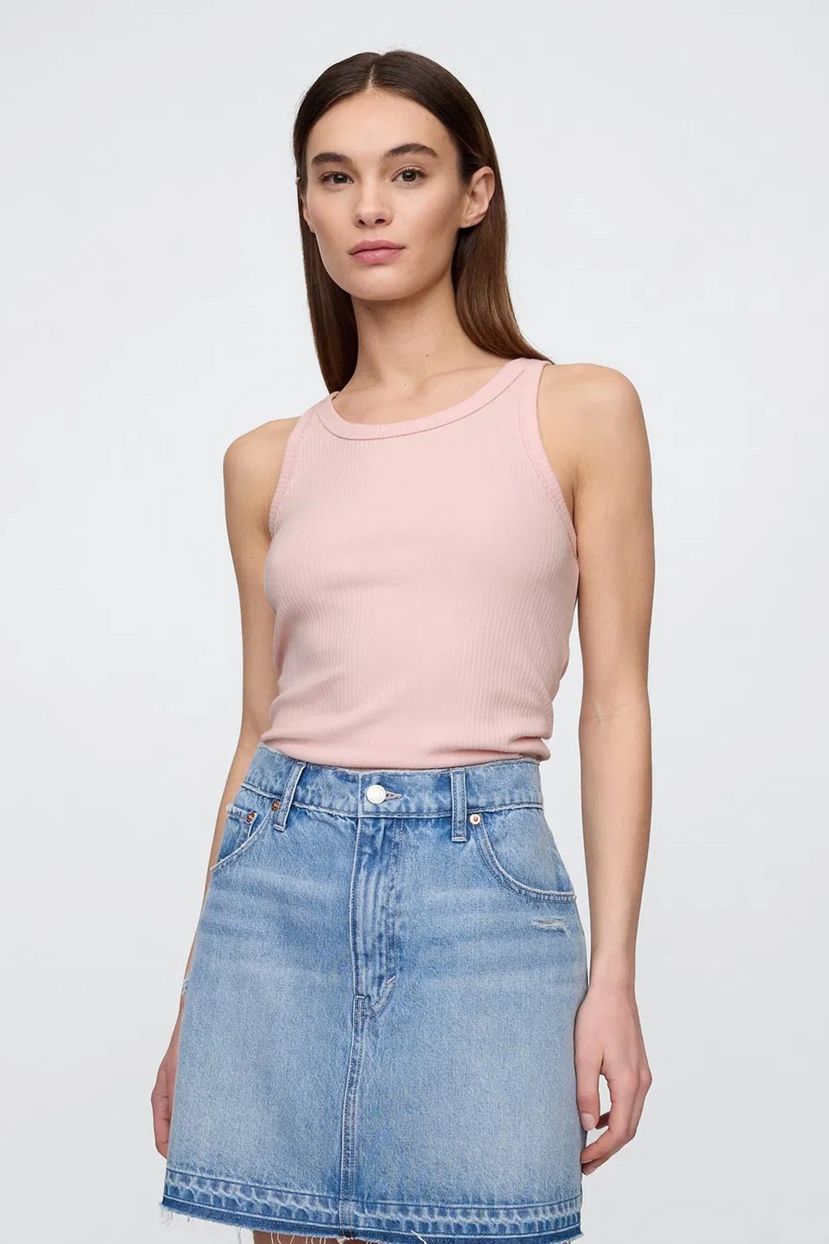 Gap V-Sl 4X2 High Kadın Atlet Pembe