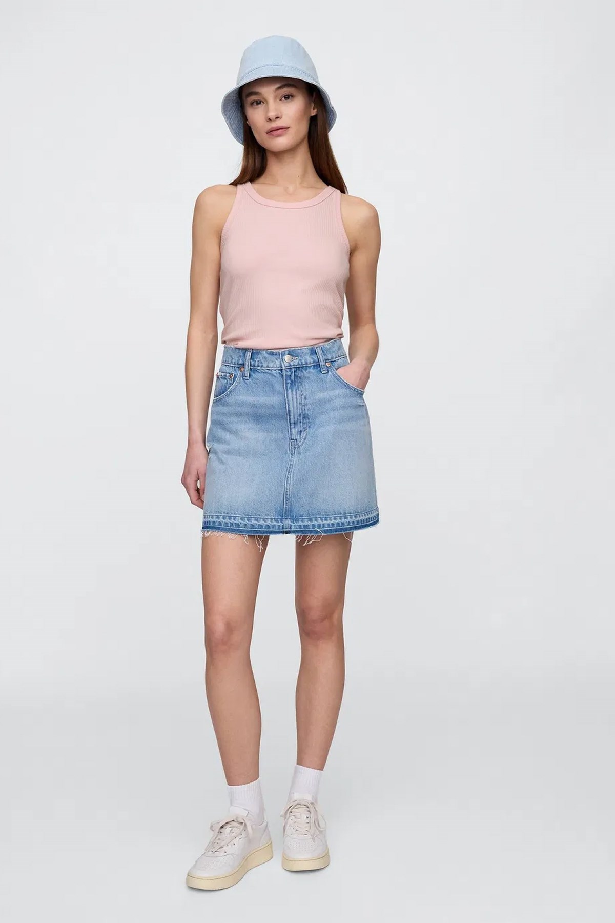 Gap V-Sl 4X2 High Kadın Atlet Pembe