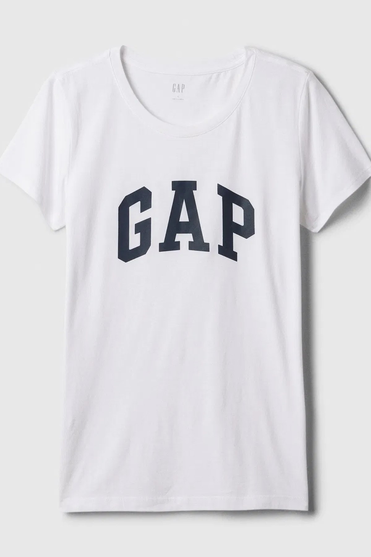 Gap V-SS Logo Classic Kadın Tişört Beyaz
