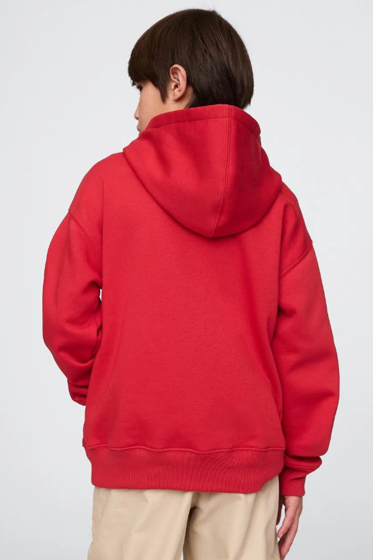 Gap V-Frch Logo Çocuk Sweatshirt 743960001 Kırmızı