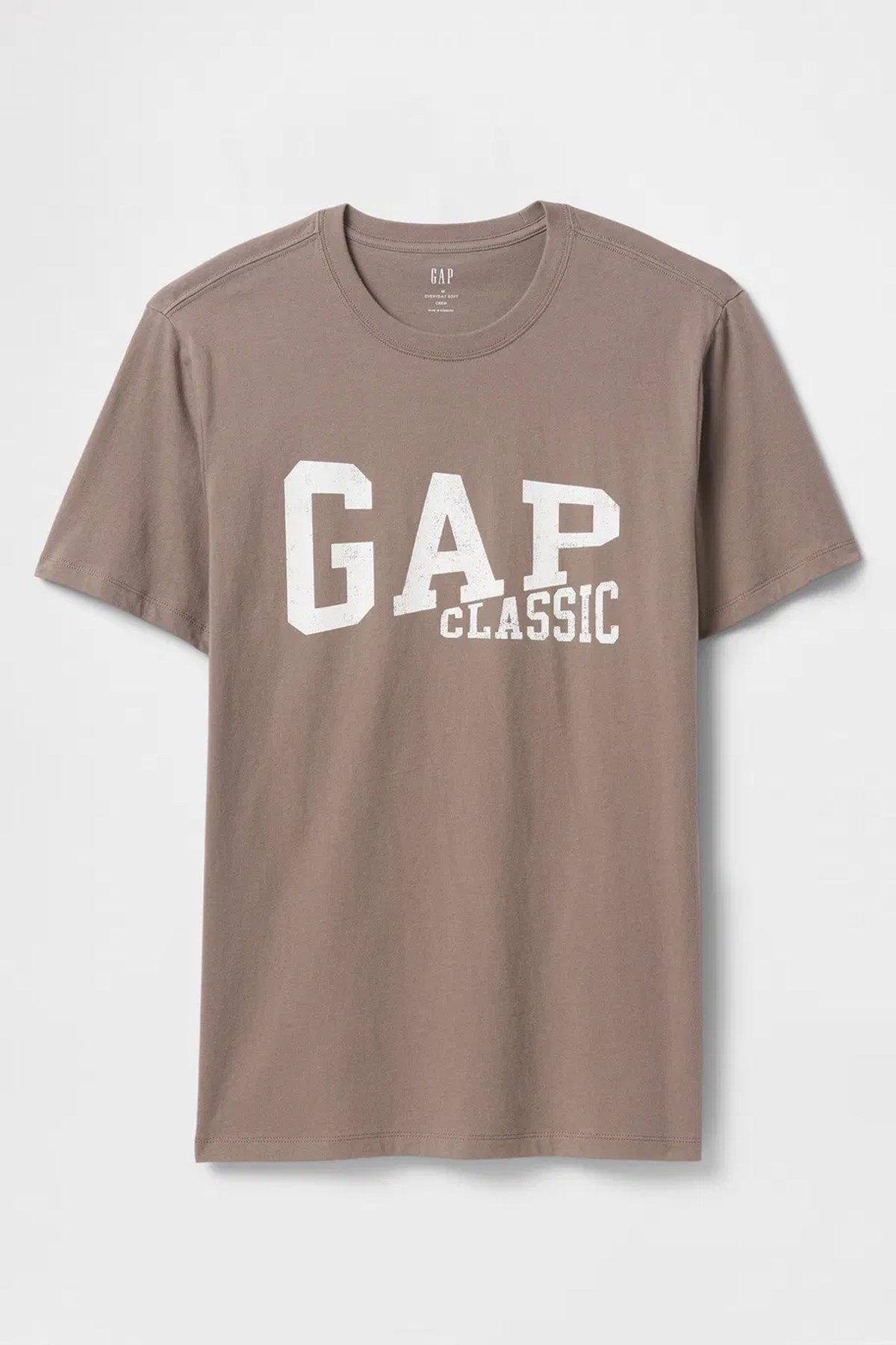 Gap V Classic Erkek Tişört Kahverengi