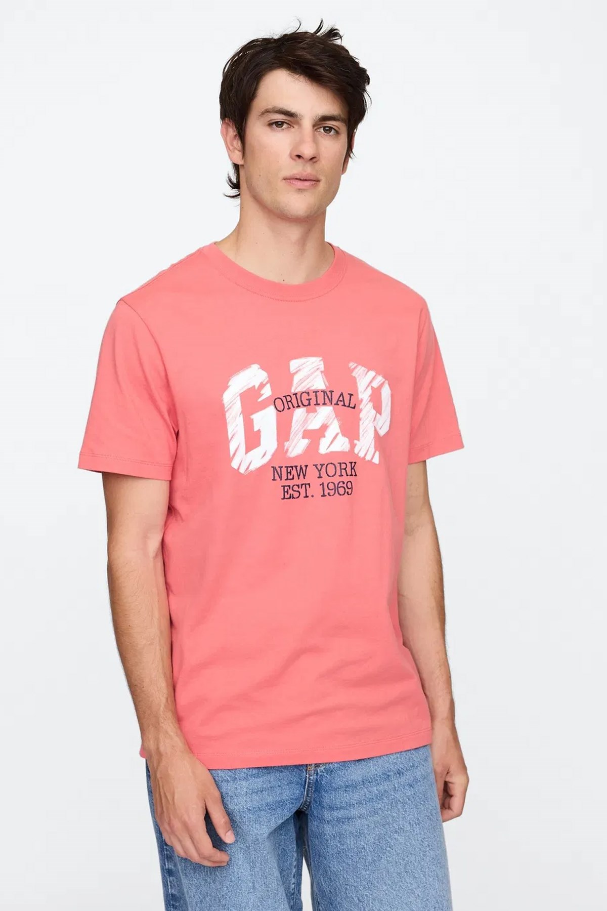 Gap V-Original New York Erkek Tişört Kırmızı