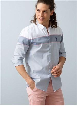 U.S. Polo Assn. Denvado Erkek Slim Fit Gömlek 749641