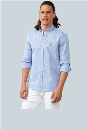 U.S. Polo Assn. Erkek Slim Fit Gömlek 751946