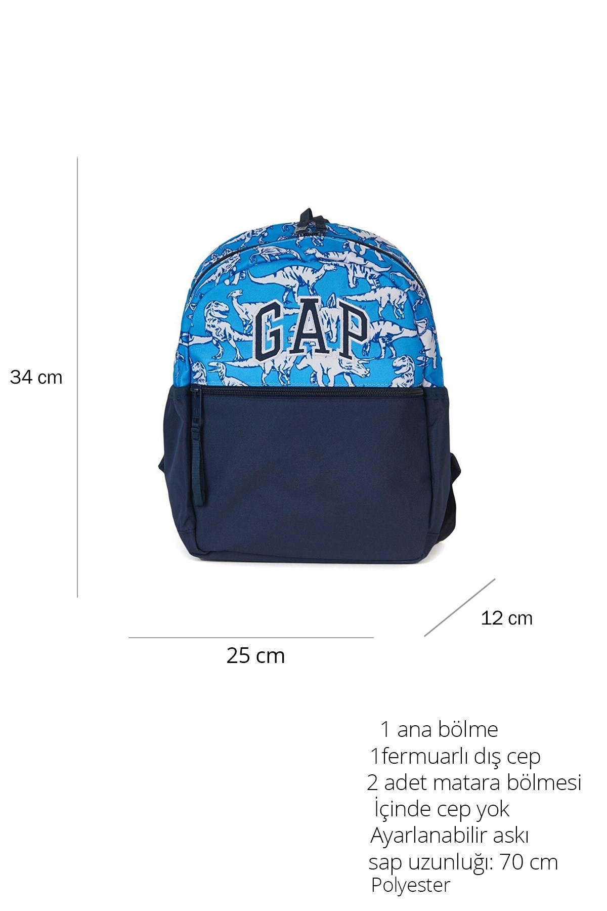 Gap Kids Çocuk Anaokulu Çantası 75661 Mavi
