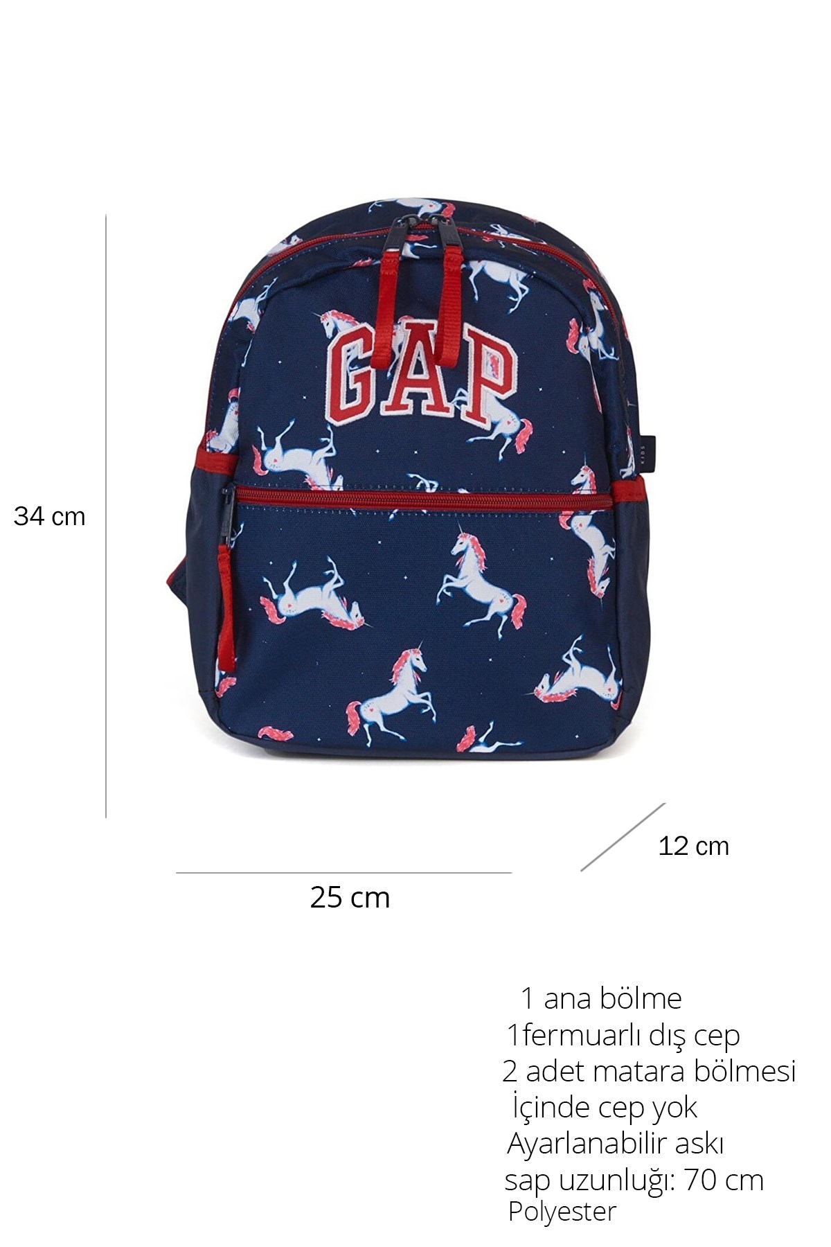 Gap Kids Çocuk Anaokulu Çantası 75679 Lacivert