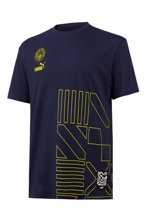 Puma Fsk Ftblculture Erkek Tişört 77007601 Lacivert