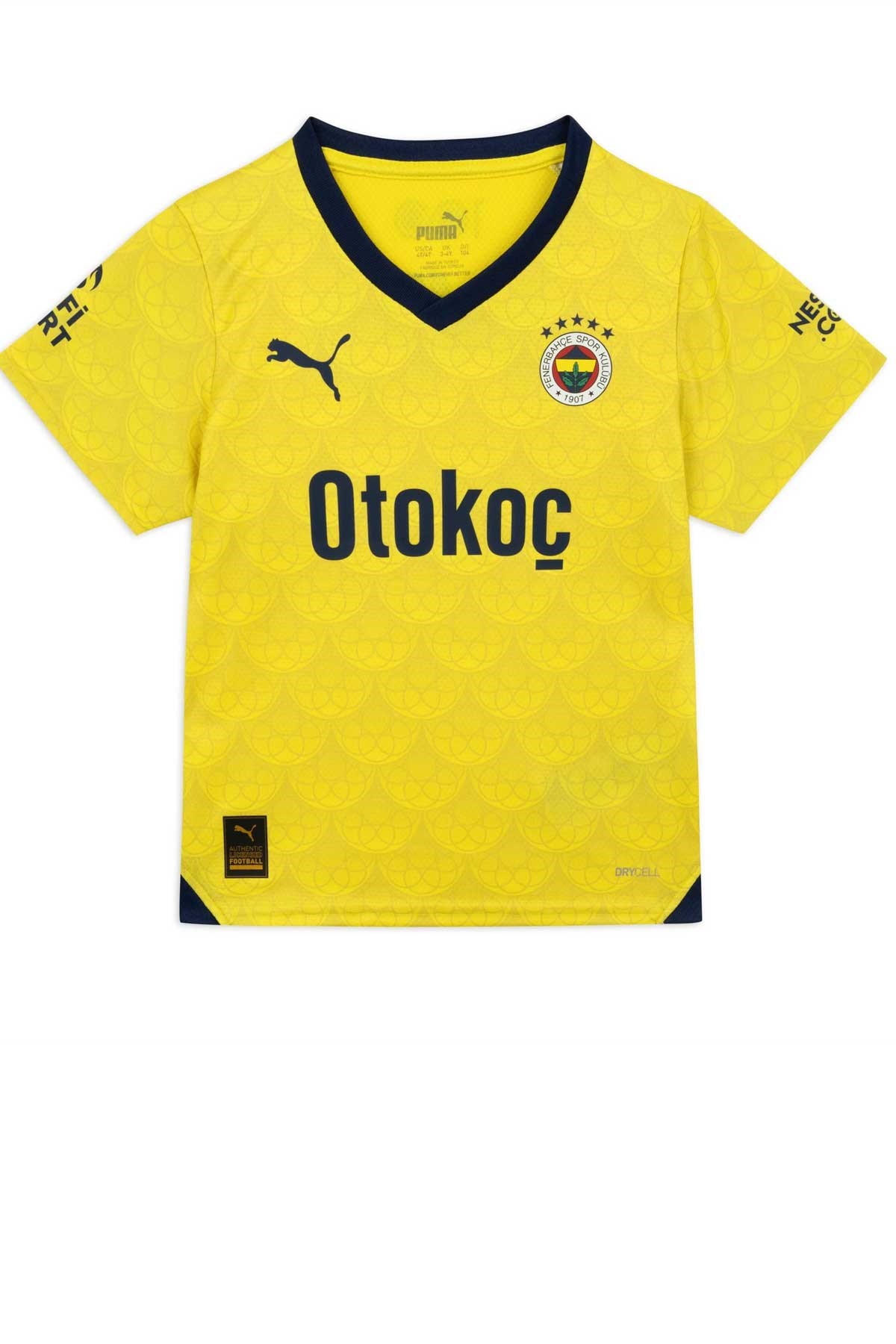 Puma FSK Away Minikit Çocuk Eşofman Takımı 77201004 Sarı