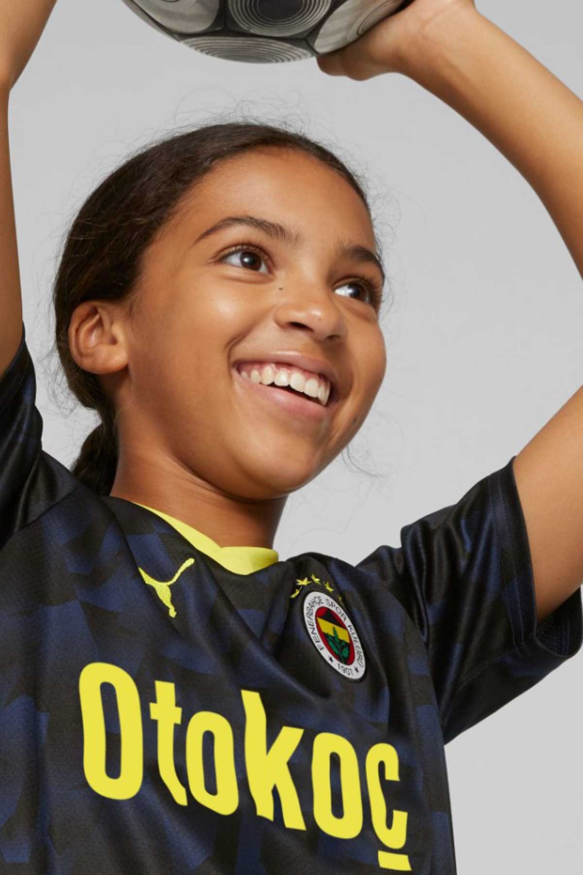 Puma Fenerbahçe S.K. Çocuk Tişört 77201520 Mavi