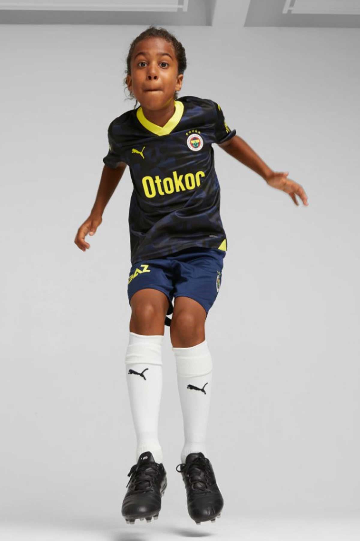 Puma Fenerbahçe S.K. Çocuk Tişört 77201520 Mavi